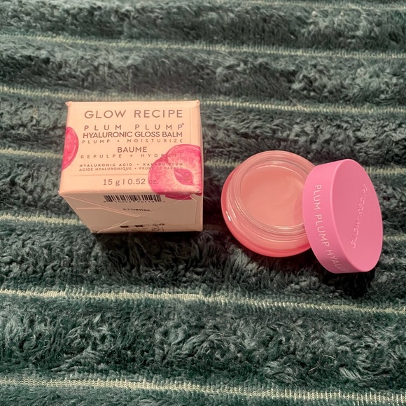 Glow Recipe Plum Plump gloss and Morphe lip gloss bundle - Picture 2 of 5